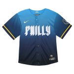Philadelphia Phillies infant philadelphia phillies bryce harper nike blue 2024 city connect limited player jersey Collection - Exclusive Jerseys, Caps, and Hats