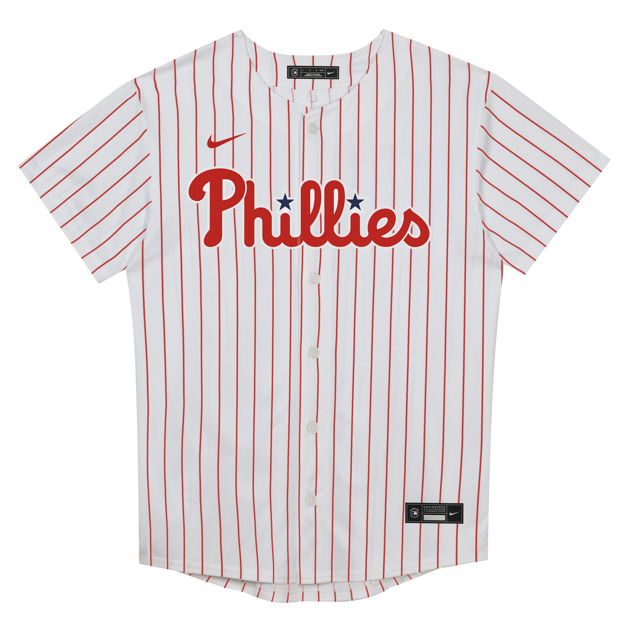 Philadelphia Phillies juvenile philadelphia phillies white home blank replica jersey Collection - Exclusive Jerseys, Caps, and Hats