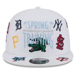 Philadelphia Phillies mens new era white 2025 spring training grapefruit league 9fifty snapback hat Collection - Exclusive Jerseys, Caps, and Hats