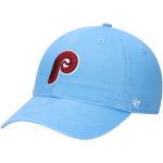 Philadelphia Phillies mens philadelphia phillies 47 light blue logo cooperstown collection clean up adjustable hat Collection - Exclusive Jerseys, Caps, and Hats