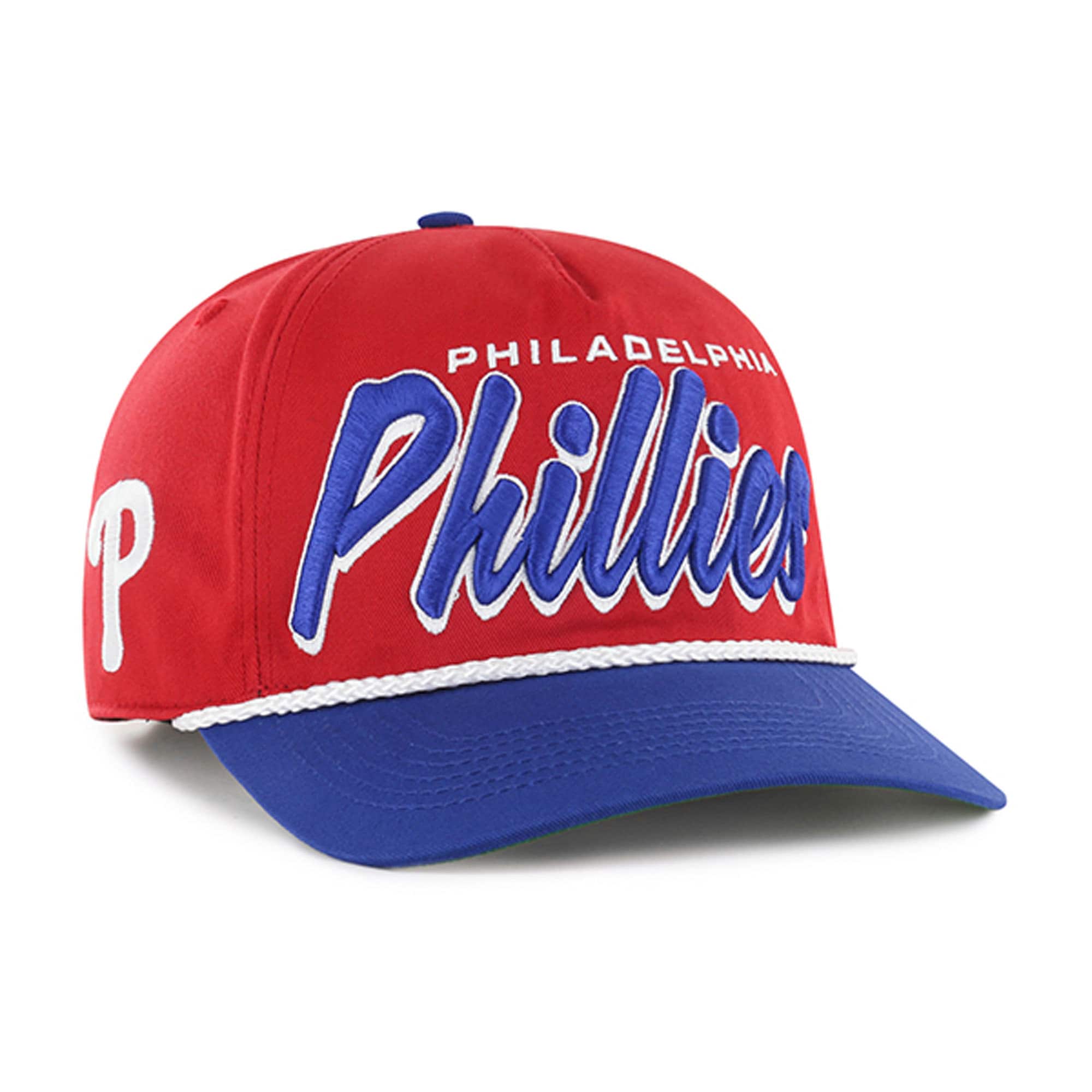 Philadelphia Phillies mens philadelphia phillies 47 red dropshadow rope hitch adjustable hat Collection - Exclusive Jerseys, Caps, and Hats