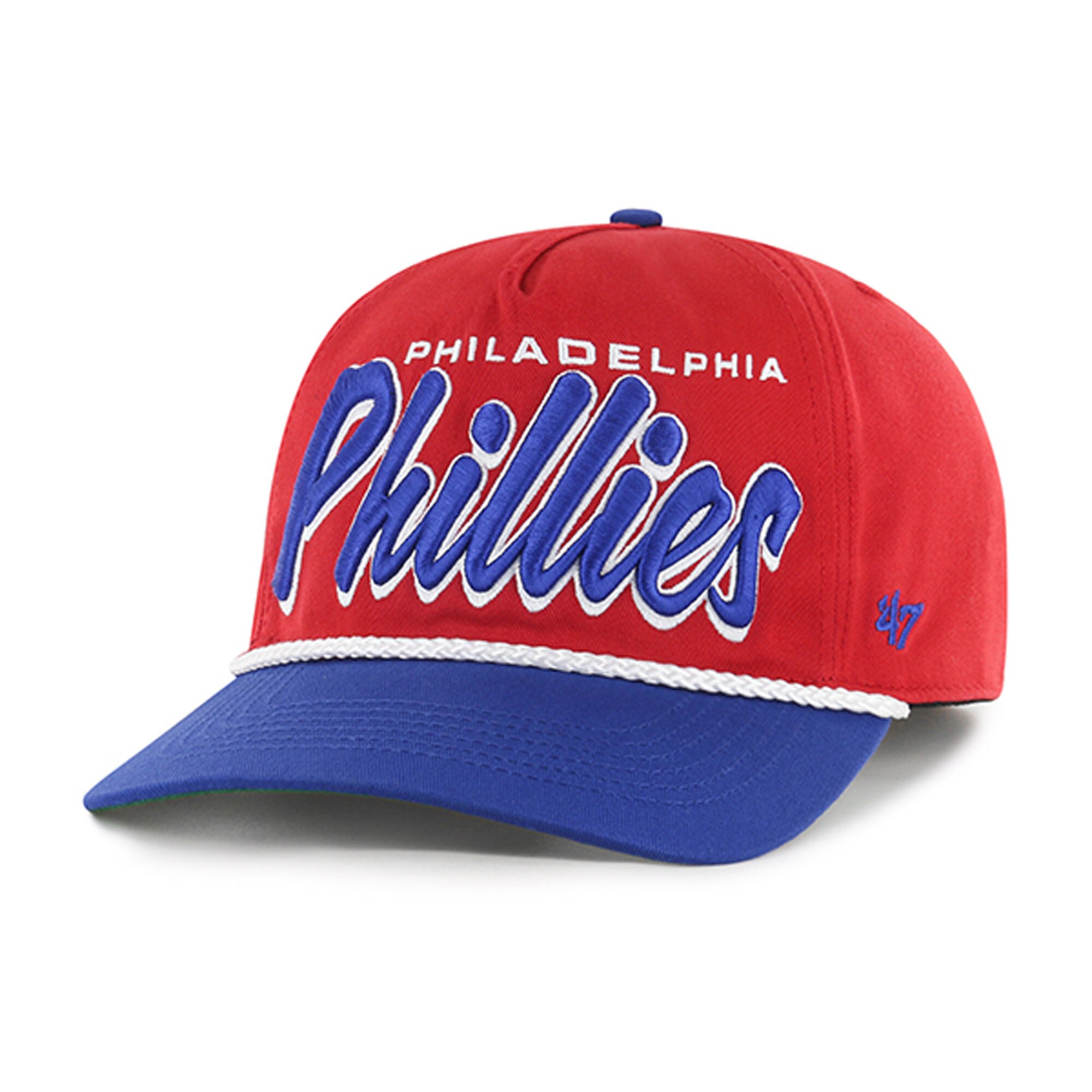 Philadelphia Phillies mens philadelphia phillies 47 red dropshadow rope hitch adjustable hat Collection - Exclusive Jerseys, Caps, and Hats