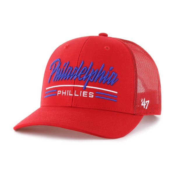 Philadelphia Phillies mens philadelphia phillies 47 red garner trucker adjustable hat Collection - Exclusive Jerseys, Caps, and Hats