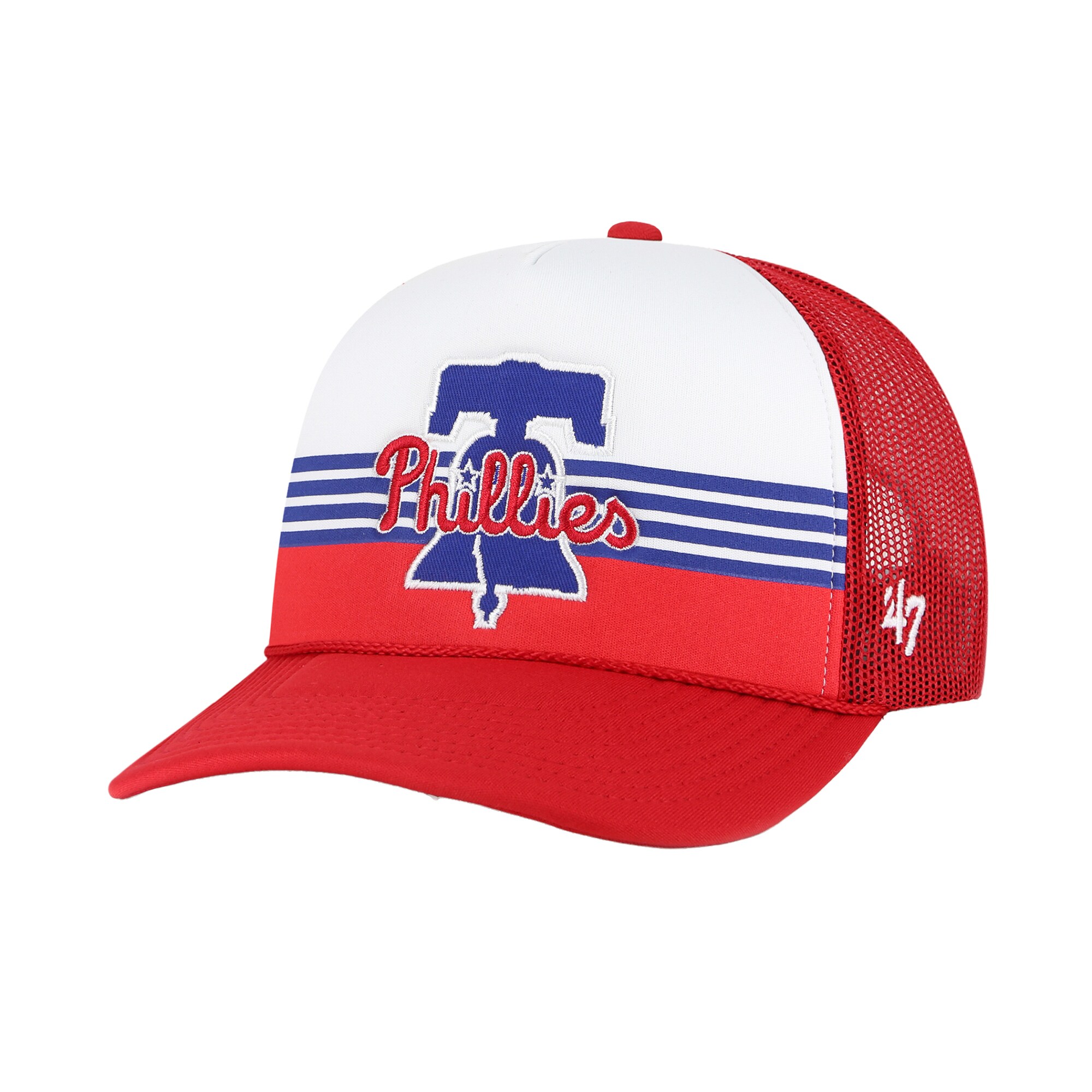 Philadelphia Phillies mens philadelphia phillies 47 red lift off foam front mesh trucker adjustable hat Collection - Exclusive Jerseys, Caps, and Hats