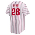 Philadelphia Phillies mens philadelphia phillies alec bohm nike white replica player jersey Collection - Exclusive Jerseys, Caps, and Hats