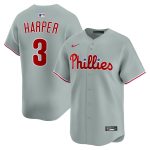 Philadelphia Phillies mens philadelphia phillies bryce harper nike gray alternate limited player jersey Collection - Exclusive Jerseys, Caps, and Hats