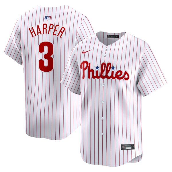 Philadelphia Phillies mens philadelphia phillies bryce harper nike white home limited player jersey 200251858 Collection - Exclusive Jerseys, Caps, and Hats