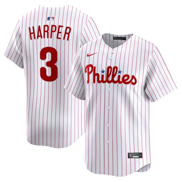 Philadelphia Phillies mens philadelphia phillies bryce harper nike white home limited player jersey Collection - Exclusive Jerseys, Caps, and Hats