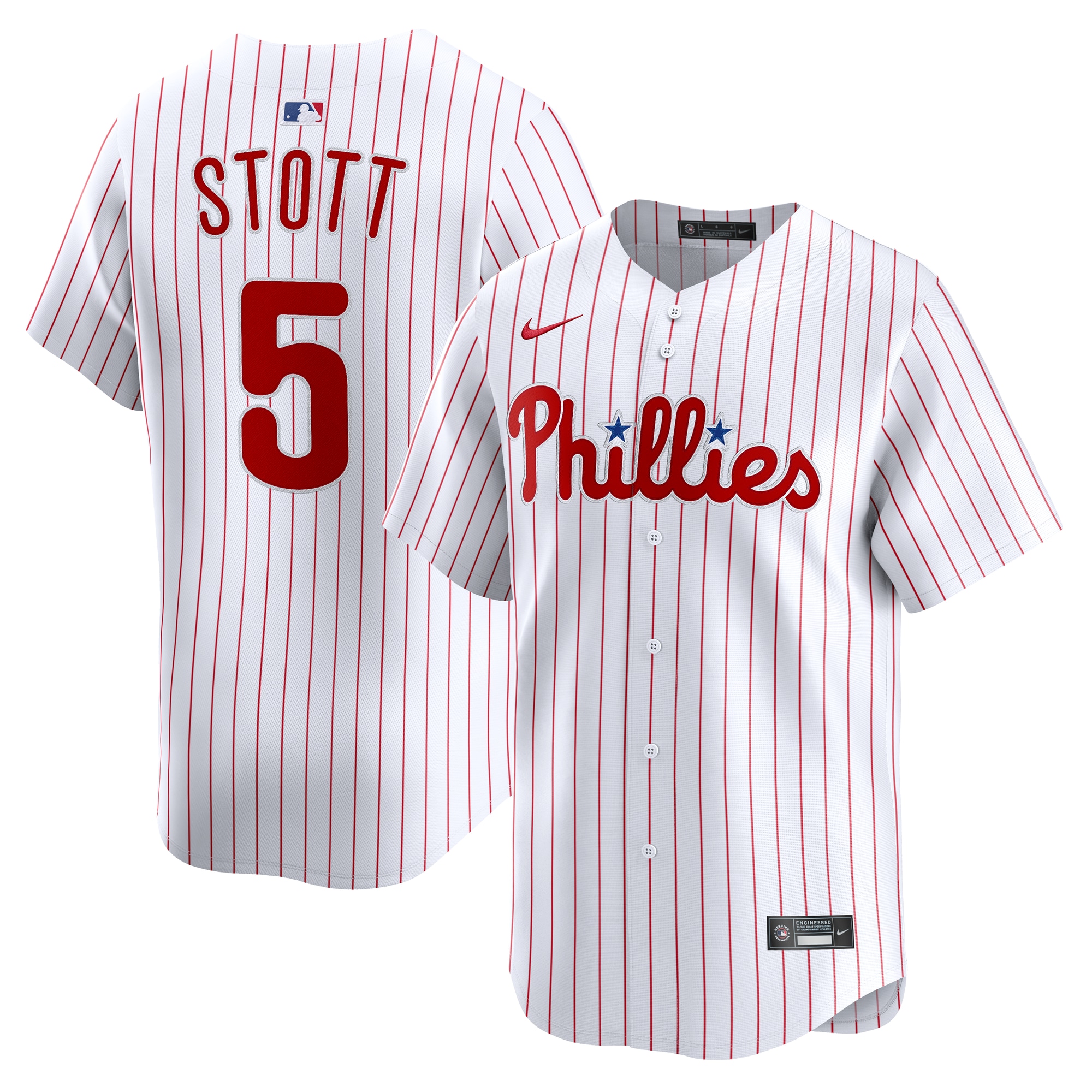 Philadelphia Phillies mens philadelphia phillies bryson stott nike white home limited player jersey 202774506 Collection - Exclusive Jerseys, Caps, and Hats