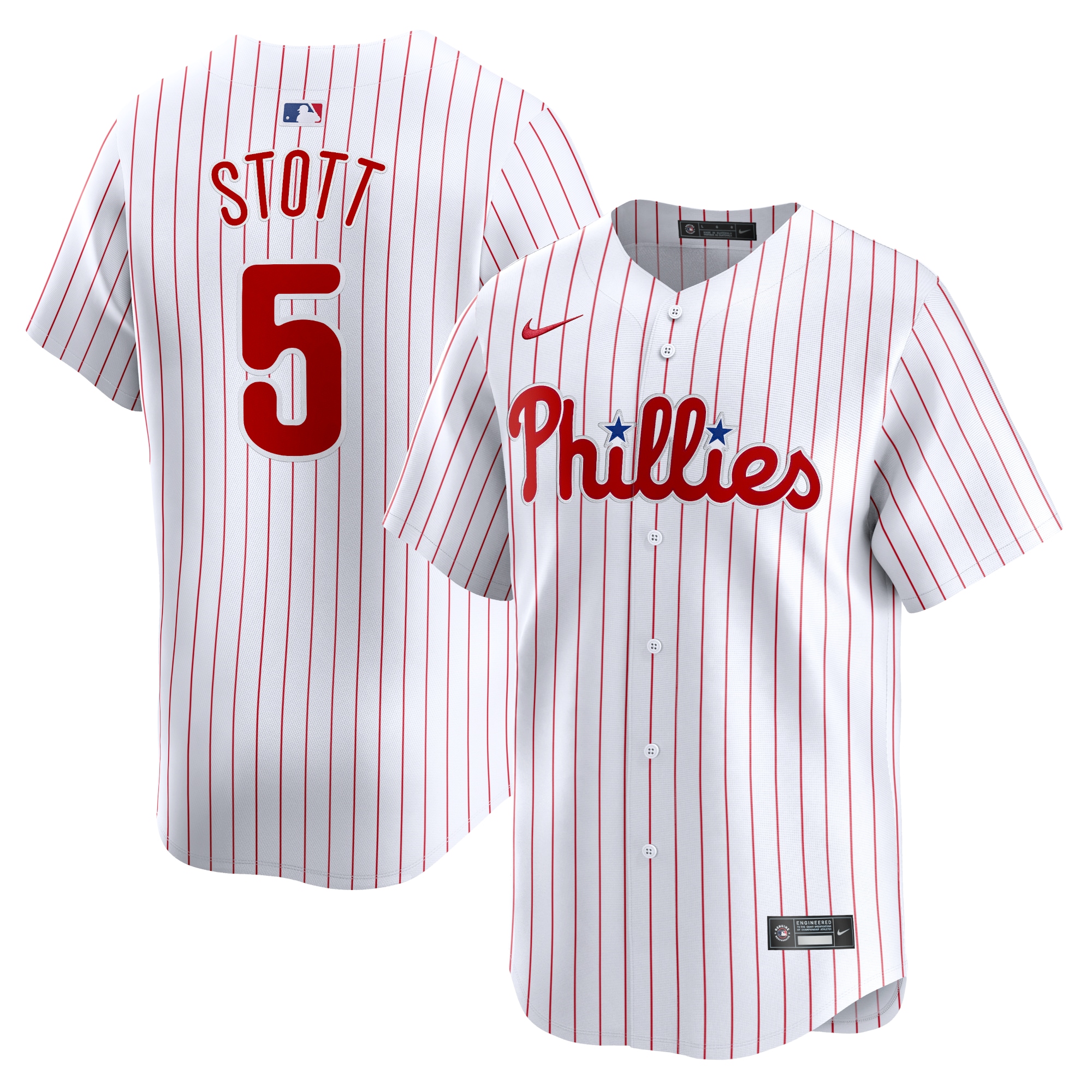 Philadelphia Phillies mens philadelphia phillies bryson stott nike white home limited player jersey Collection - Exclusive Jerseys, Caps, and Hats