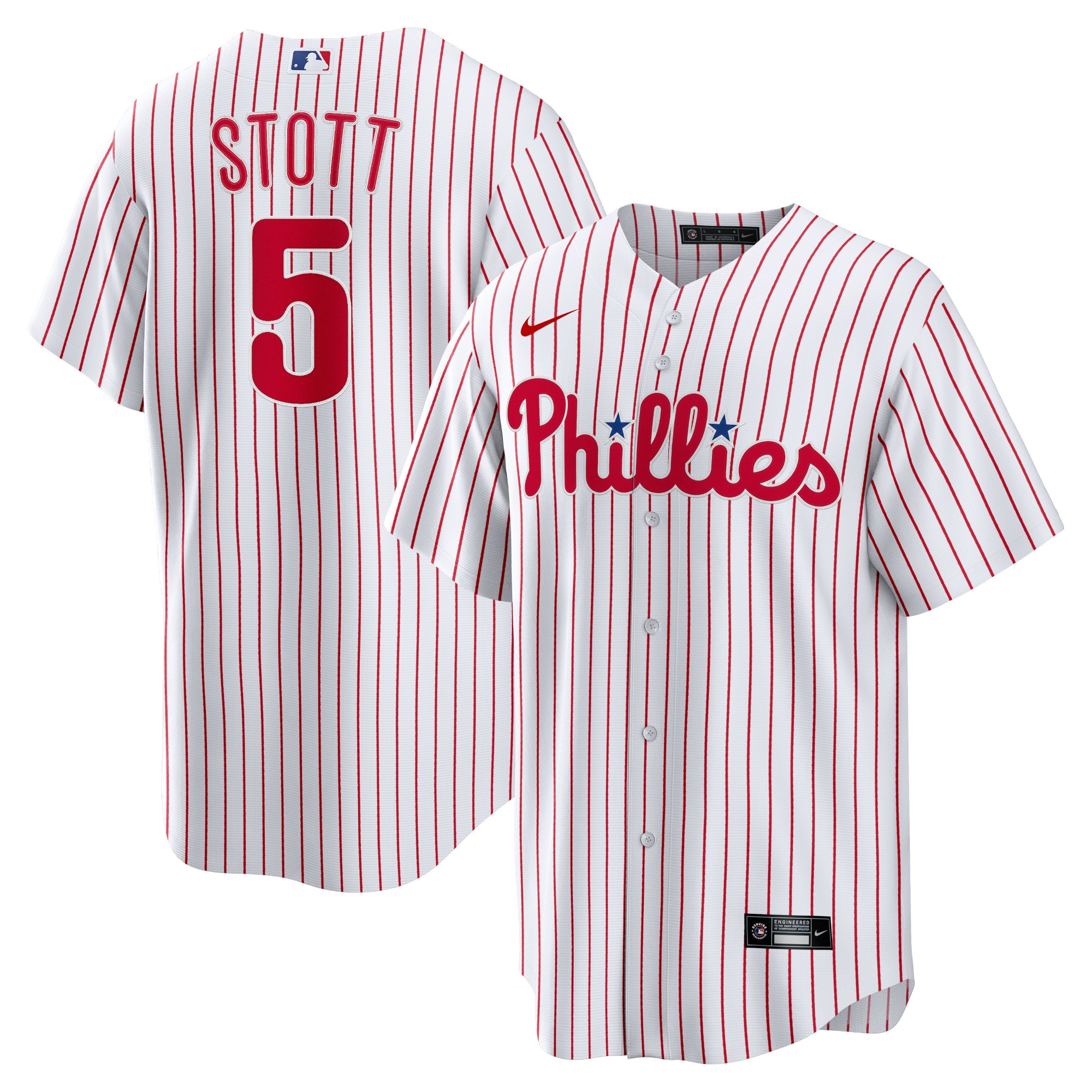 Philadelphia Phillies mens philadelphia phillies bryson stott nike white replica player jersey Collection - Exclusive Jerseys, Caps, and Hats