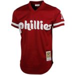 Philadelphia Phillies mens philadelphia phillies darren daulton mitchell  ness red cooperstown mesh batting practice jersey Collection - Exclusive Jerseys, Caps, and Hats