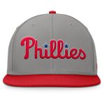 Philadelphia Phillies mens philadelphia phillies fanatics grayred clubhouse dugout fitted hat Collection - Exclusive Jerseys, Caps, and Hats