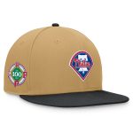 Philadelphia Phillies mens philadelphia phillies fanatics khakiblack heritage two-tone fitted hat Collection - Exclusive Jerseys, Caps, and Hats