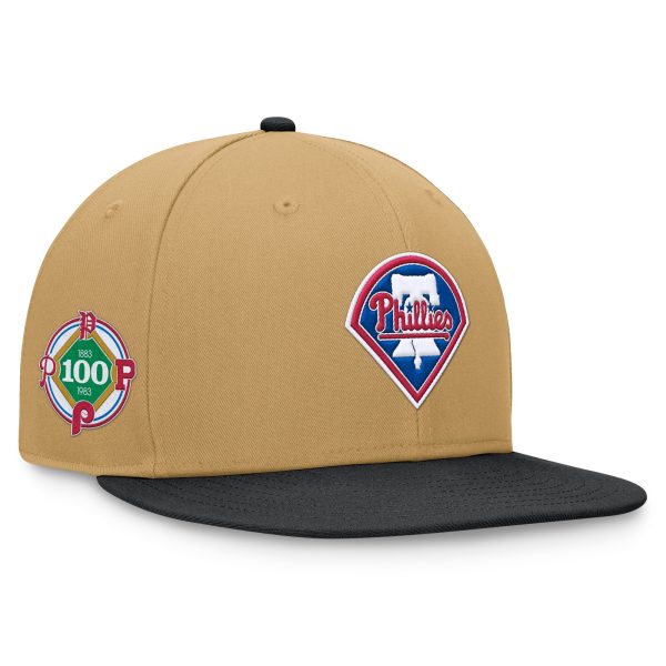 Philadelphia Phillies mens philadelphia phillies fanatics khakiblack heritage two-tone fitted hat Collection - Exclusive Jerseys, Caps, and Hats
