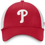 Philadelphia Phillies mens philadelphia phillies fanatics red team core unstructured trucker adjustable hat Collection - Exclusive Jerseys, Caps, and Hats