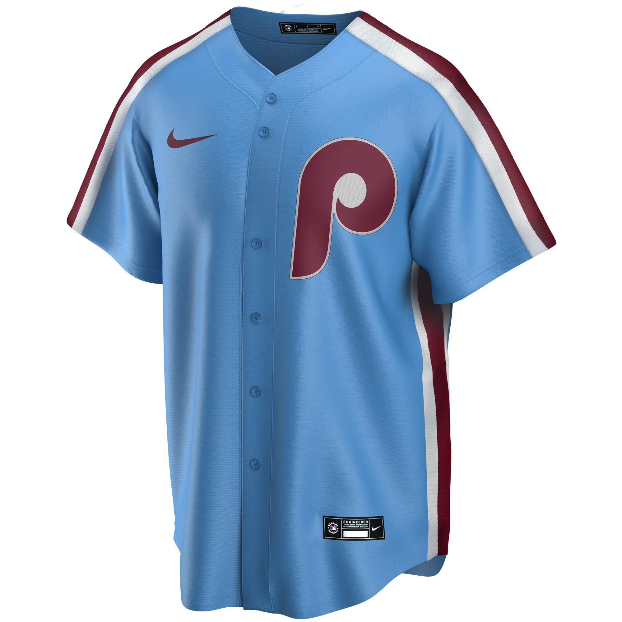 Philadelphia Phillies mens philadelphia phillies mike schmidt nike light blue road cooperstown collection replica player jersey Collection - Exclusive Jerseys, Caps, and Hats