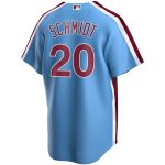 Philadelphia Phillies mens philadelphia phillies mike schmidt nike light blue road cooperstown collection replica player jersey Collection - Exclusive Jerseys, Caps, and Hats