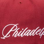Philadelphia Phillies mens philadelphia phillies mitchell  ness maroon just don x mlb lux script snapback hat Collection - Exclusive Jerseys, Caps, and Hats