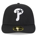 Philadelphia Phillies mens philadelphia phillies new era black 2025 mlb clubhouse low profile 59fifty fitted hat Collection - Exclusive Jerseys, Caps, and Hats