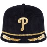 Philadelphia Phillies mens philadelphia phillies new era black corduroy filigree golfer adjustable hat Collection - Exclusive Jerseys, Caps, and Hats