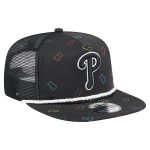 Philadelphia Phillies mens philadelphia phillies new era black gummy golfer trucker adjustable hat Collection - Exclusive Jerseys, Caps, and Hats