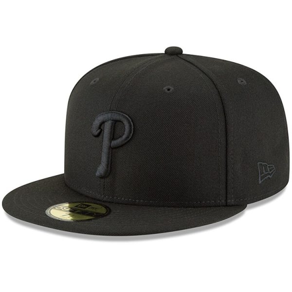 Philadelphia Phillies mens philadelphia phillies new era black primary logo basic 59fifty fitted hat Collection - Exclusive Jerseys, Caps, and Hats