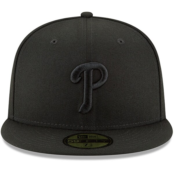 Philadelphia Phillies mens philadelphia phillies new era black primary logo basic 59fifty fitted hat Collection - Exclusive Jerseys, Caps, and Hats
