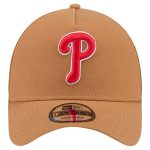 Philadelphia Phillies mens philadelphia phillies new era brown a-frame trucker 9forty adjustable hat Collection - Exclusive Jerseys, Caps, and Hats