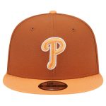 Philadelphia Phillies mens philadelphia phillies new era brown spring color two-tone 9fifty snapback hat Collection - Exclusive Jerseys, Caps, and Hats