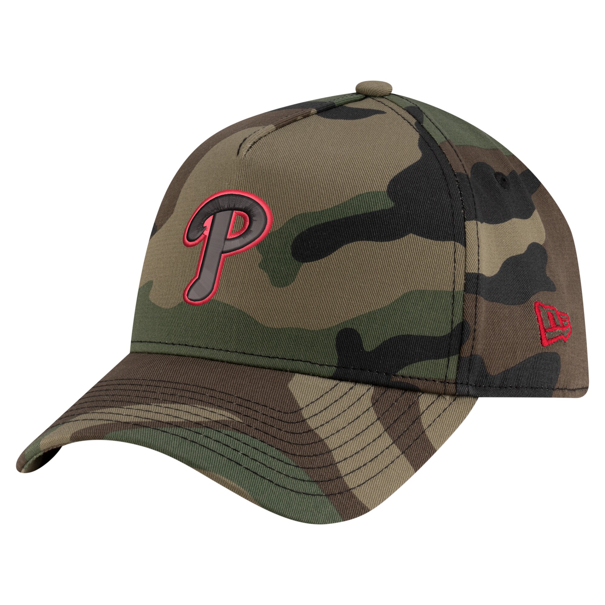 Philadelphia Phillies mens philadelphia phillies new era camo woodland team pop 9forty a-frame adjustable hat Collection - Exclusive Jerseys, Caps, and Hats