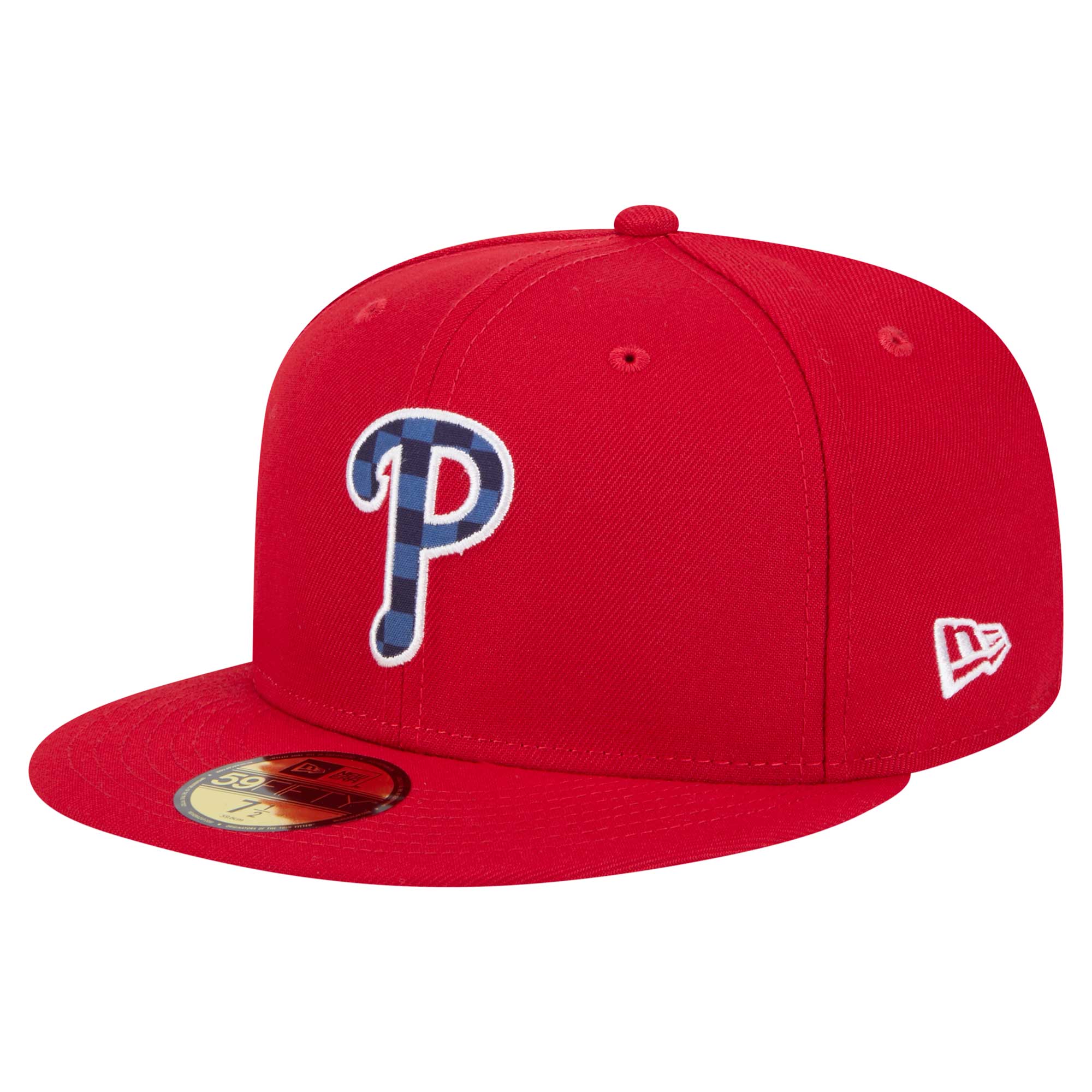 Philadelphia Phillies mens philadelphia phillies new era checkered undervisor red 59fifty fitted hat Collection - Exclusive Jerseys, Caps, and Hats