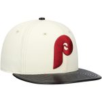 Philadelphia Phillies mens philadelphia phillies new era cream game night leather visor 59fifty fitted hat Collection - Exclusive Jerseys, Caps, and Hats