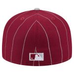 Philadelphia Phillies mens philadelphia phillies new era dark red pinstripe 59fifty fitted hat Collection - Exclusive Jerseys, Caps, and Hats