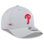 Philadelphia Phillies mens philadelphia phillies new era gray 2025 mlb clubhouse 9forty m-crown adjustable hat Collection - Exclusive Jerseys, Caps, and Hats