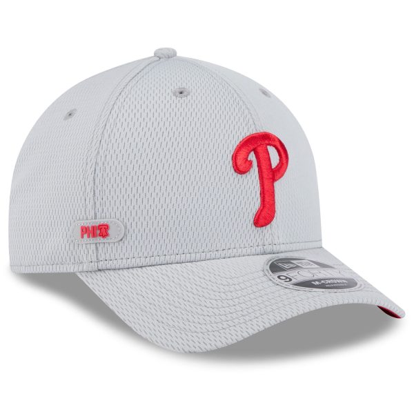 Philadelphia Phillies mens philadelphia phillies new era gray 2025 mlb clubhouse 9forty m-crown adjustable hat Collection - Exclusive Jerseys, Caps, and Hats