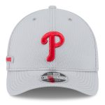 Philadelphia Phillies mens philadelphia phillies new era gray 2025 mlb clubhouse 9forty m-crown adjustable hat Collection - Exclusive Jerseys, Caps, and Hats