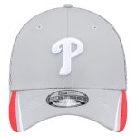 Philadelphia Phillies mens philadelphia phillies new era gray linear 39thirty flex-fit hat Collection - Exclusive Jerseys, Caps, and Hats