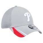 Philadelphia Phillies mens philadelphia phillies new era gray linear 39thirty flex-fit hat Collection - Exclusive Jerseys, Caps, and Hats