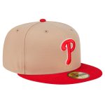 Philadelphia Phillies mens philadelphia phillies new era khaki 59fifty fitted hat Collection - Exclusive Jerseys, Caps, and Hats