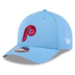 Philadelphia Phillies mens philadelphia phillies new era light blue 2025 mlb clubhouse 9forty m-crown adjustable hat Collection - Exclusive Jerseys, Caps, and Hats