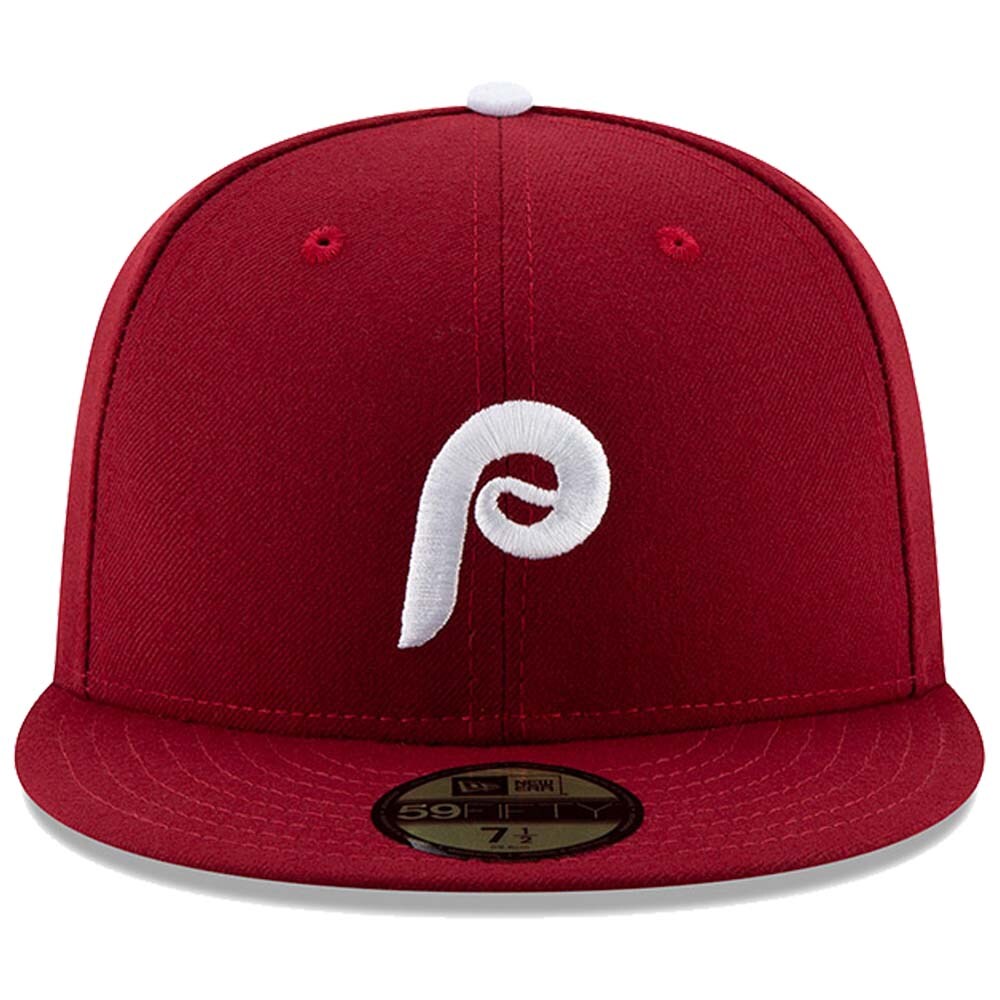 Philadelphia Phillies mens philadelphia phillies new era maroon alternate 2 authentic collection on-field 59fifty fitted hat Collection - Exclusive Jerseys, Caps, and Hats