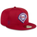 Philadelphia Phillies mens philadelphia phillies new era red 2024 clubhouse 59fifty fitted hat Collection - Exclusive Jerseys, Caps, and Hats