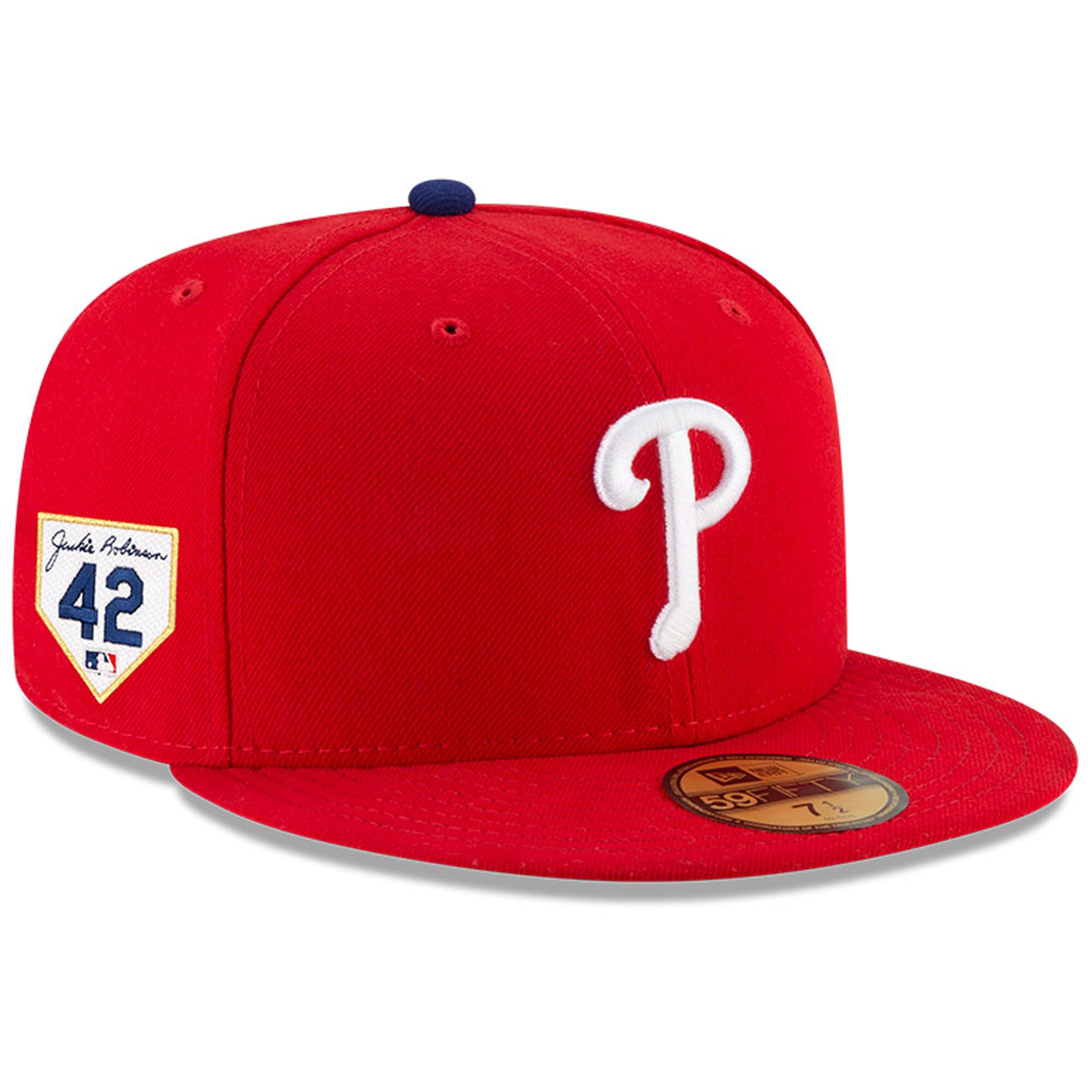 Philadelphia Phillies mens philadelphia phillies new era red 2024 jackie robinson day 59fifty fitted hat Collection - Exclusive Jerseys, Caps, and Hats