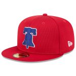 Philadelphia Phillies mens philadelphia phillies new era red 2025 spring training 59fifty fitted hat Collection - Exclusive Jerseys, Caps, and Hats