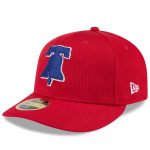 Philadelphia Phillies mens philadelphia phillies new era red 2025 spring training low profile 59fifty fitted hat Collection - Exclusive Jerseys, Caps, and Hats