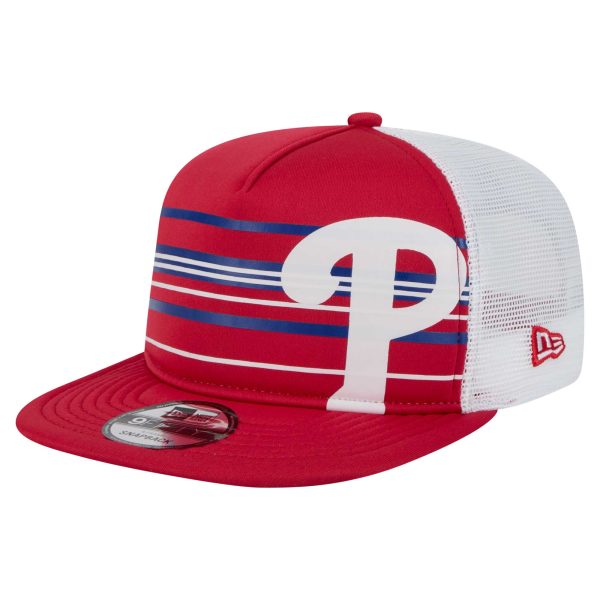 Philadelphia Phillies mens philadelphia phillies new era red 9fifty a-frame trucker snapback hat Collection - Exclusive Jerseys, Caps, and Hats