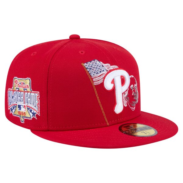 Philadelphia Phillies mens philadelphia phillies new era red state stitch 59fifty fitted hat Collection - Exclusive Jerseys, Caps, and Hats