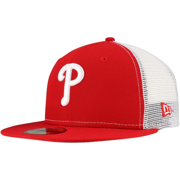 Philadelphia Phillies mens philadelphia phillies new era red team color 59fifty trucker fitted hat Collection - Exclusive Jerseys, Caps, and Hats