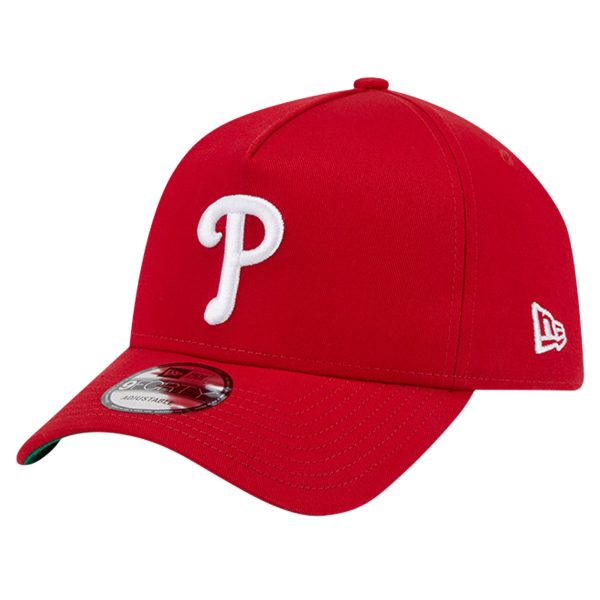 Philadelphia Phillies mens philadelphia phillies new era red team color a-frame 9forty adjustable hat Collection - Exclusive Jerseys, Caps, and Hats